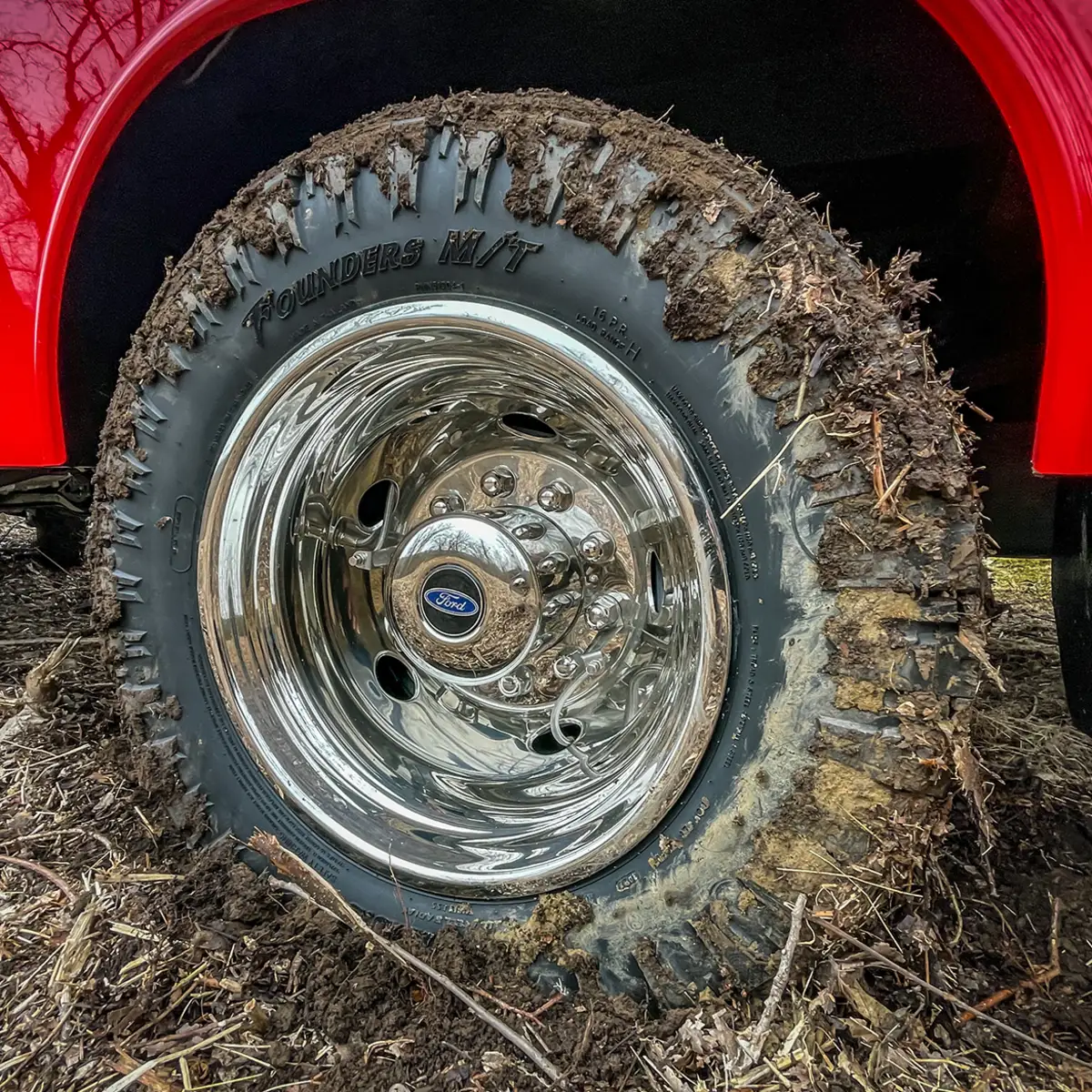 Tire close-up
