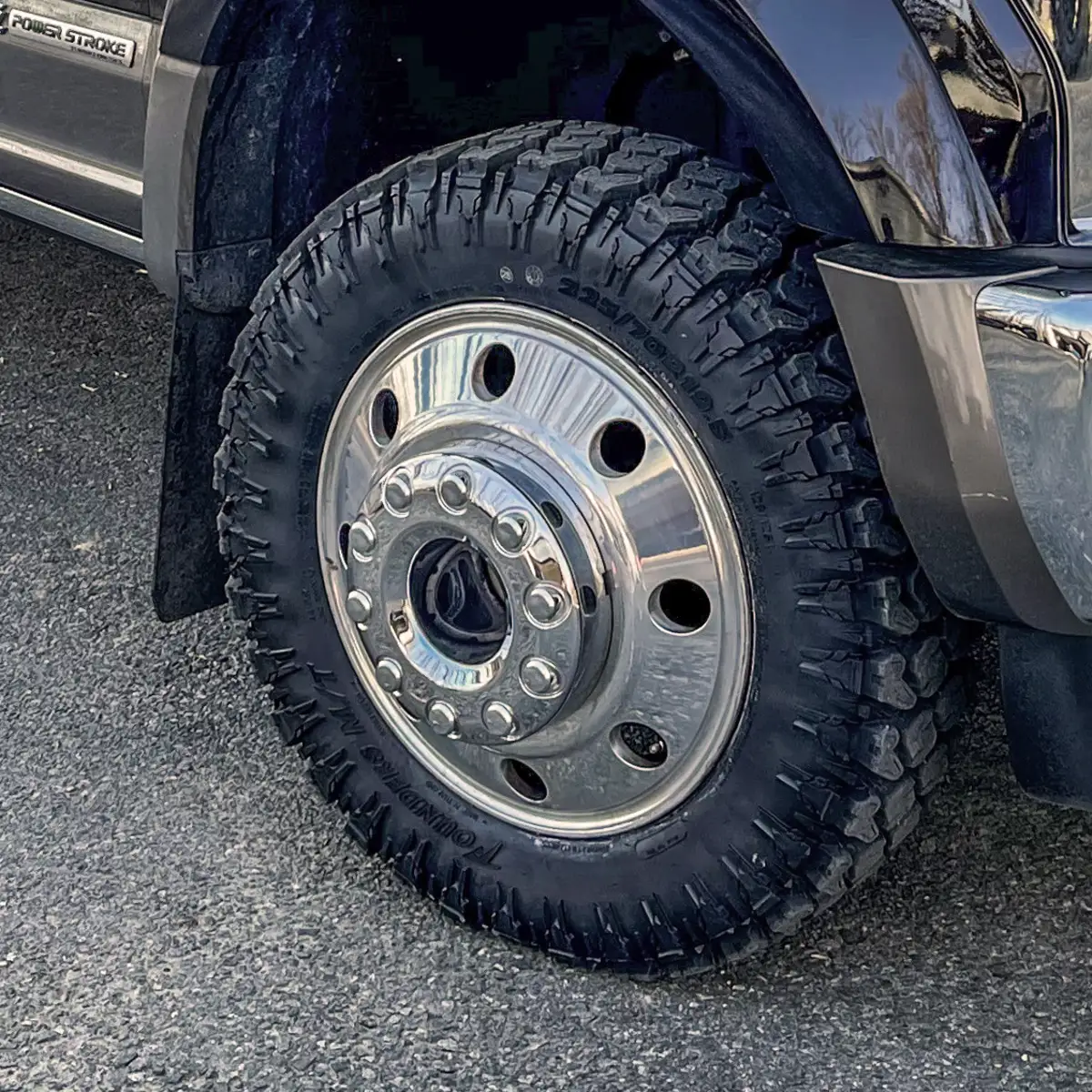 Mounted on truck