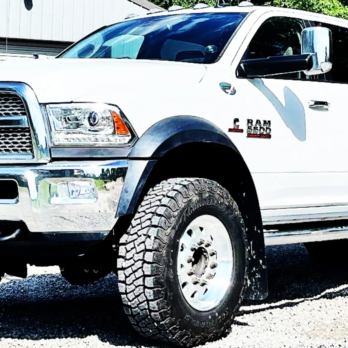 Mounted on truck