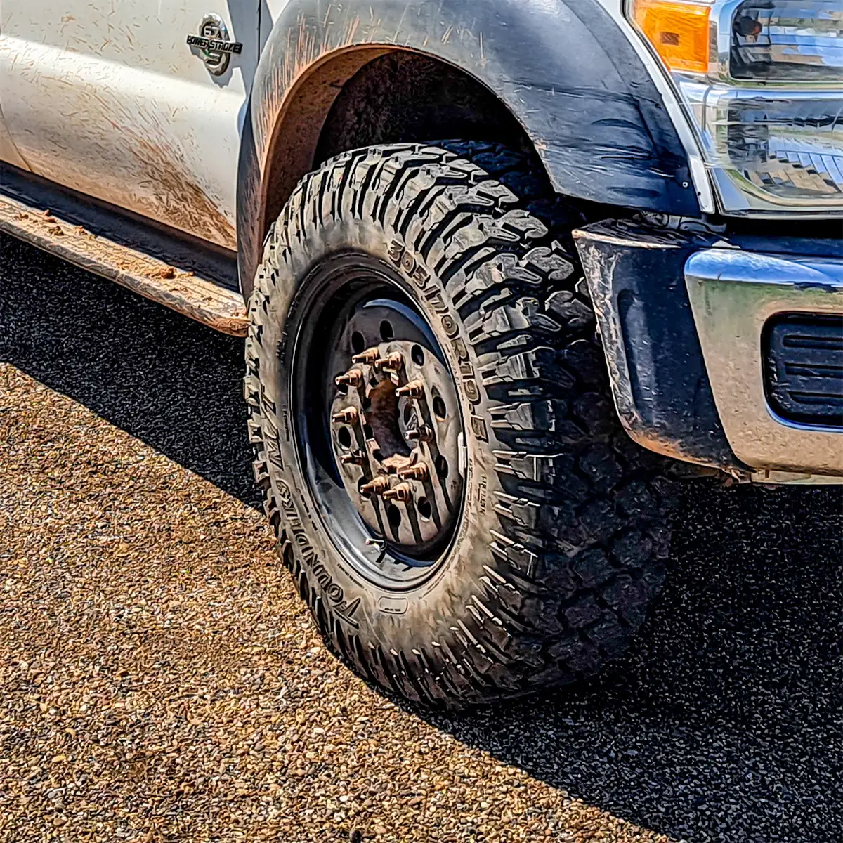 Tire close-up