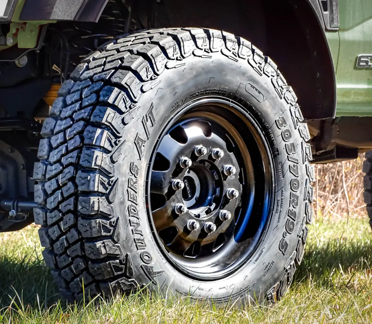 All Terrain tire close-up