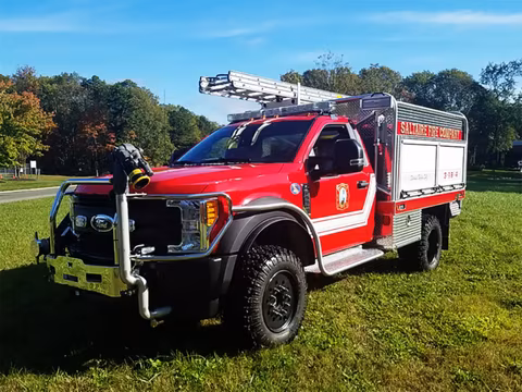 Saltaire NY fire department on Founders tires