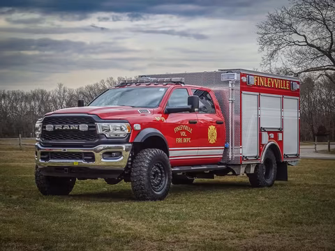 Washington County PA fire department on Founders tires