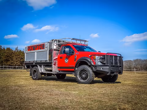 Plympton MA fire department on Founders tires