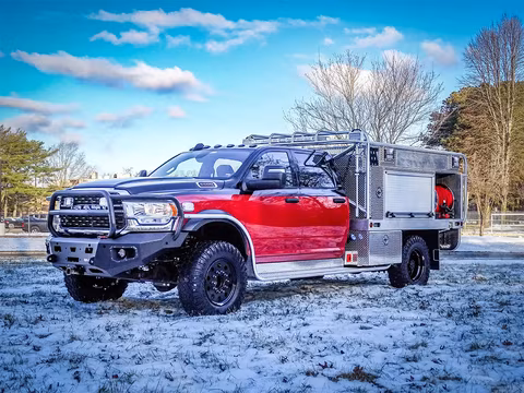 Randolph MA fire department on Founders tires
