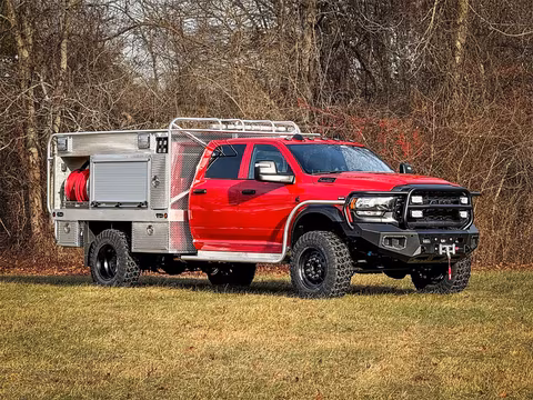 Sharon MA fire department on Founders tires