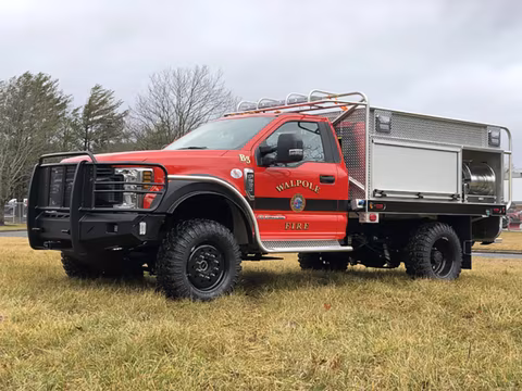 Walpole MA fire department on Founders tires