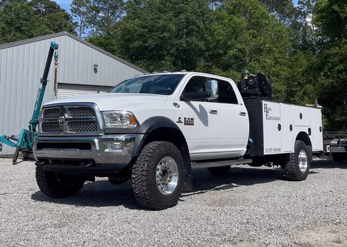 Fleet truck shot