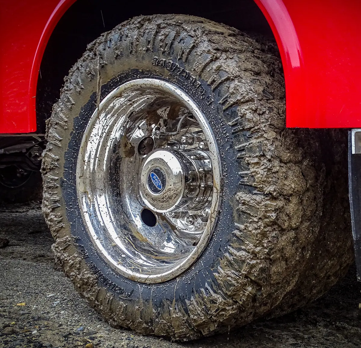 Founders 245 Size in Mud Tire close-up