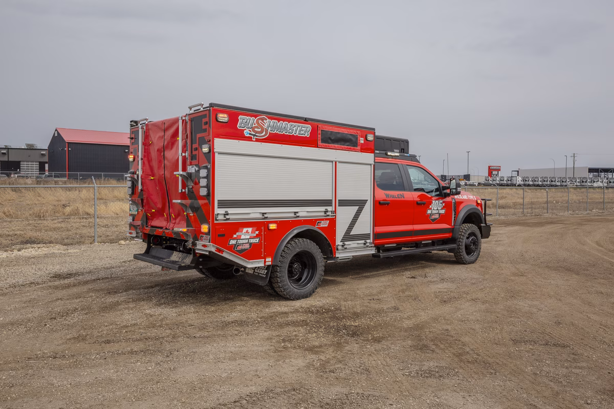 Wildland demo truck using Founders tires