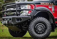 Brush fire truck with Founders tires