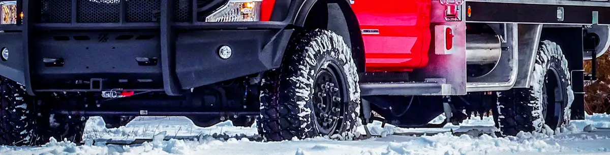 Red Truck With Founders
