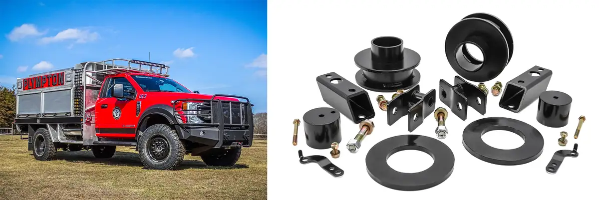 Founders Lift Kit components
